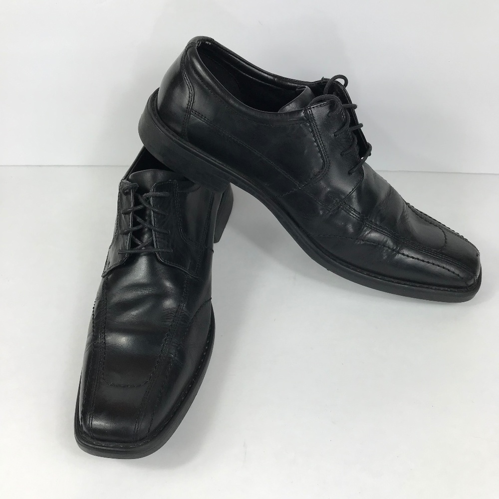 Bugatti Mens Dress Shoes Black Leather Softline